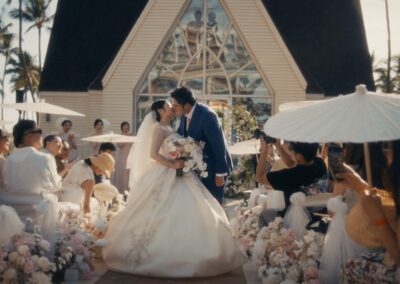 Yike and Shawn's wedding film by their Chinese wedding videographer in Maui.