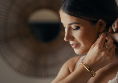 Bridal preparation detail